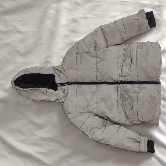 Members Mark | Jackets & Coats | Members Mark Reflective Gray Cozy ...